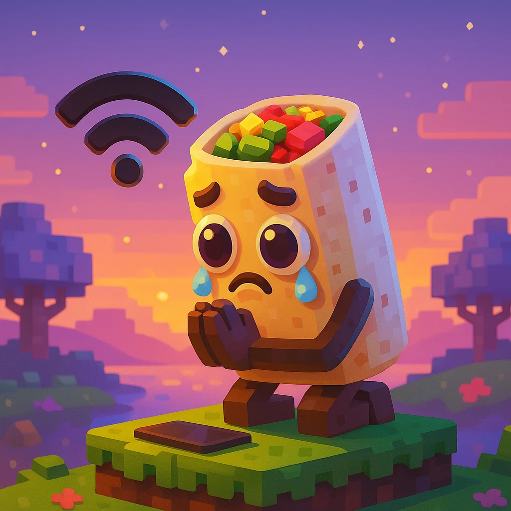Brainrot character 79: nooo my hotspot