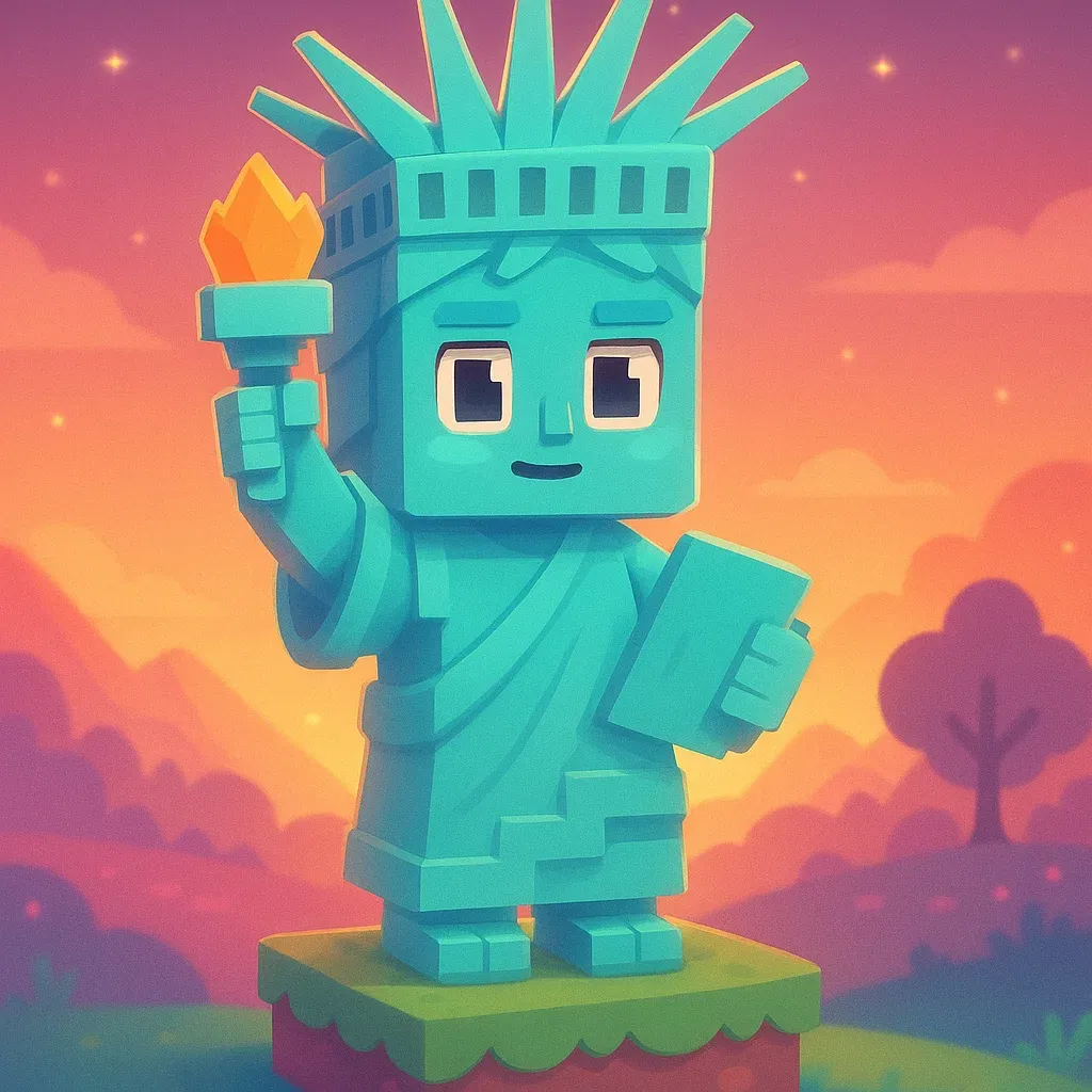 Brainrot character 105: statutino libertino