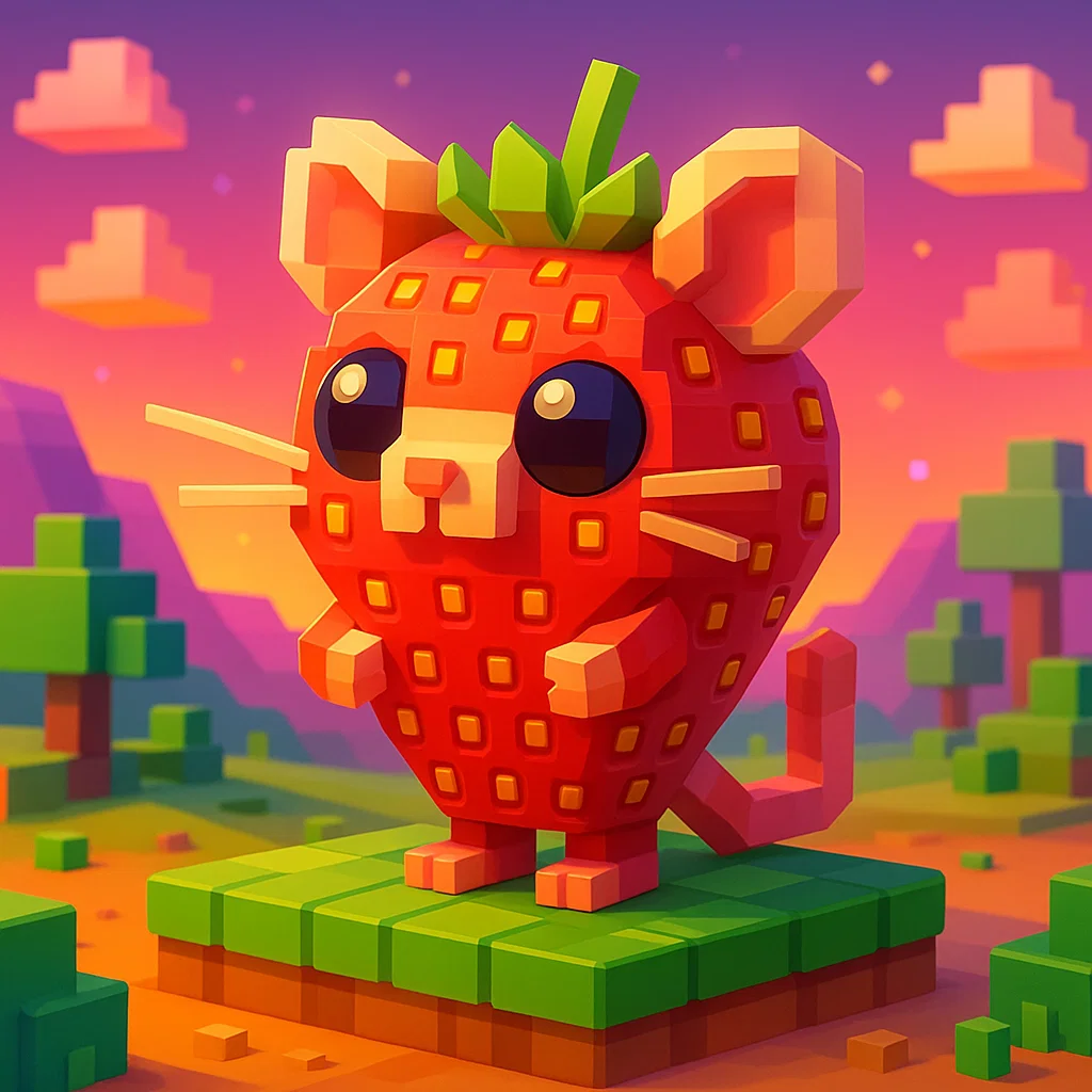 Brainrot character 205: topinello fruttarello